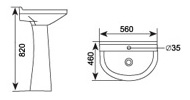 Dimensions ref.2218B