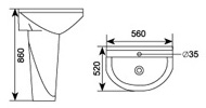 Dimensions ref.2236B