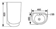 Dimensions ref.2802