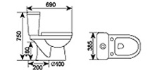 Dimensions ref.823