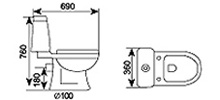 Dimensions ref.831