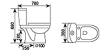 Dimensions ref.834