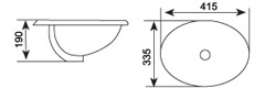 Dimensions ref. 916