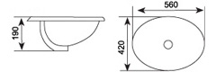 Dimensions ref. 922