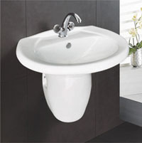 Wall-hung wash basin no.2252