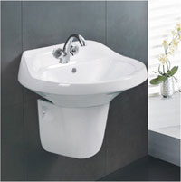 Wall-hung wash basin no.2493