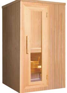 Sauna de forme carre